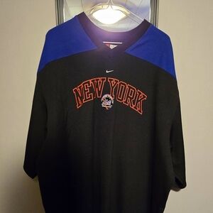 Nike "New York Mets" Black & Blue Sports Jersey In Excellent Condition.
